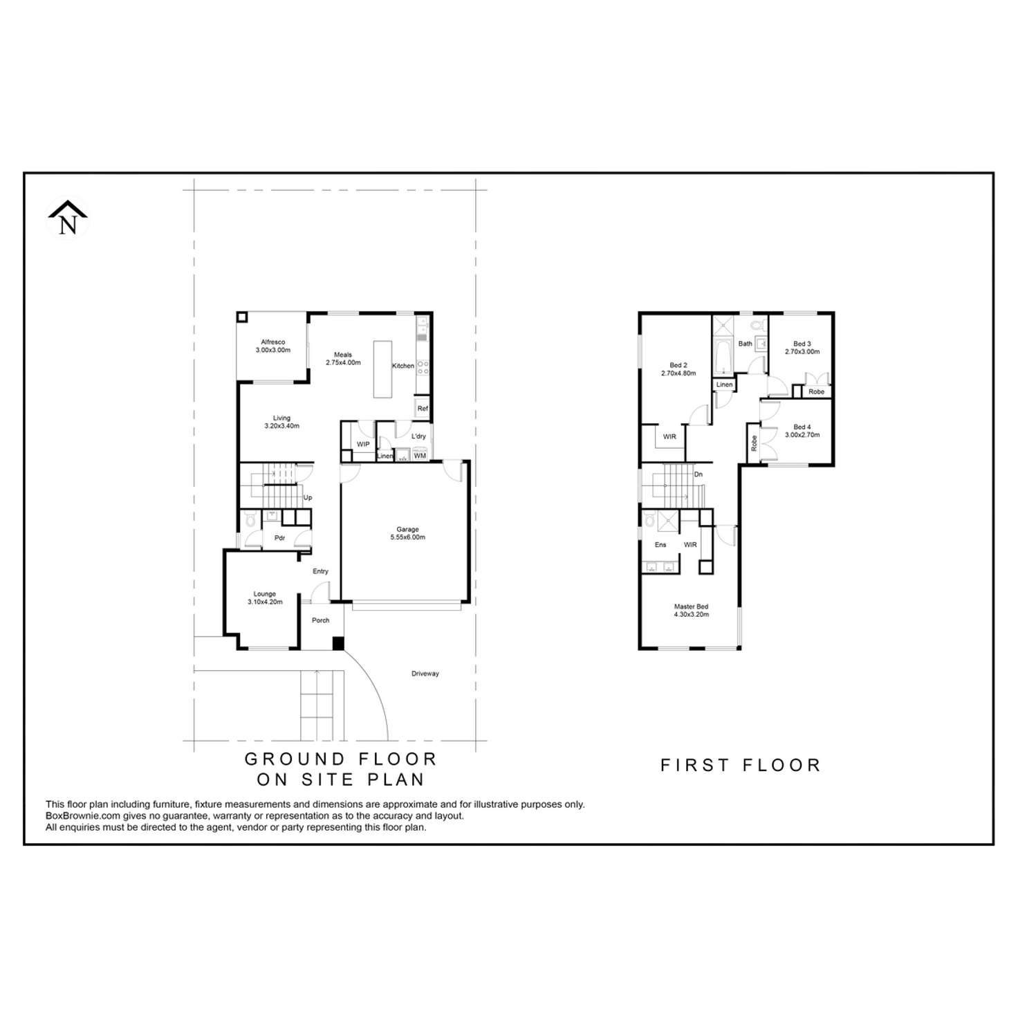 Floorplan of Homely house listing, 3 Belvedere Drive, Truganina VIC 3029