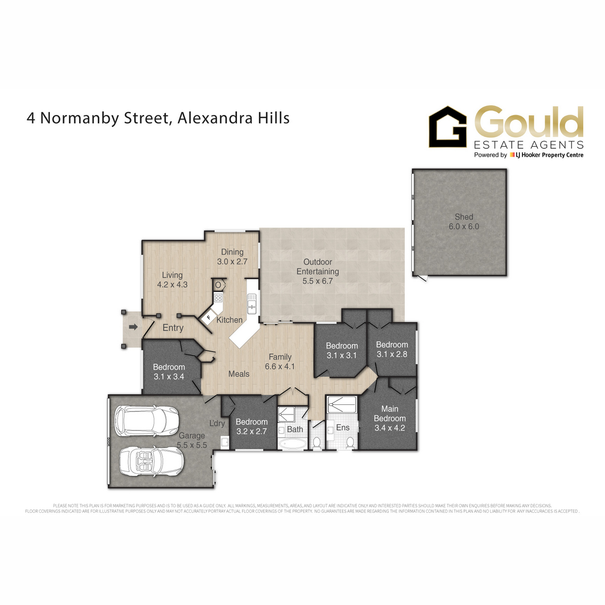 Floorplan of Homely house listing, 4 Normanby Street, Alexandra Hills QLD 4161