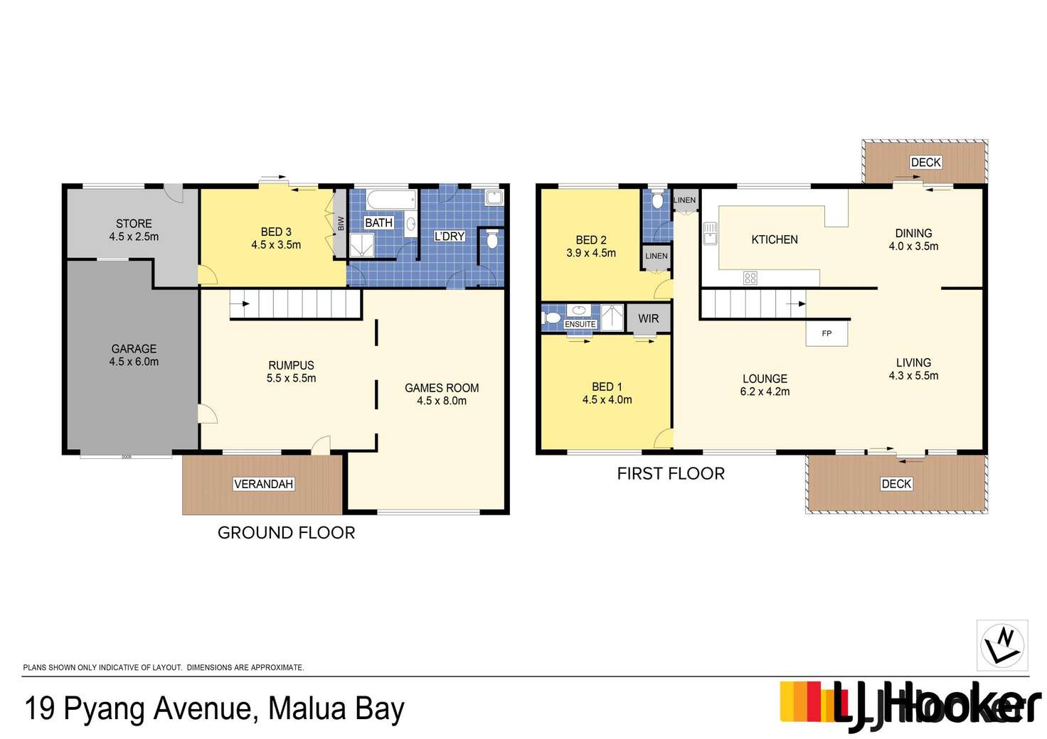 Floorplan of Homely house listing, 19 Pyang Avenue, Malua Bay NSW 2536