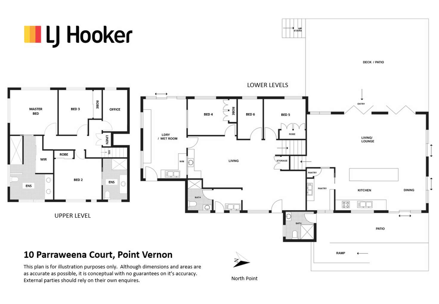 Floorplan of Homely house listing, 10 Parraweena Court, Point Vernon QLD 4655