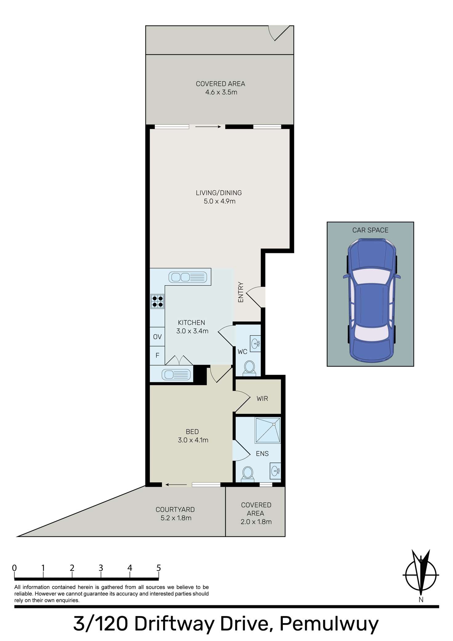 Floorplan of Homely apartment listing, 3/120 Driftway Drive, Pemulwuy NSW 2145
