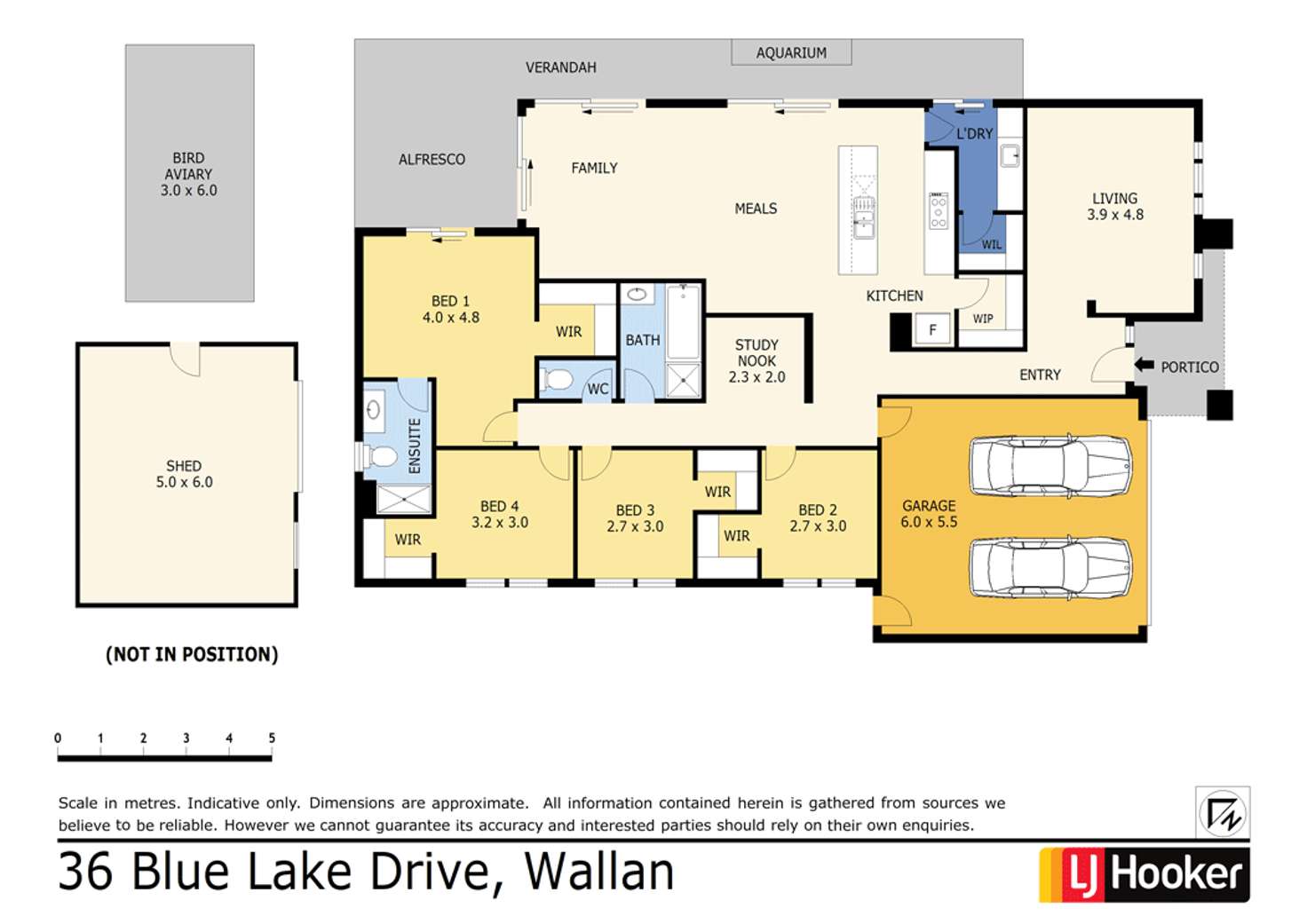 Floorplan of Homely house listing, 36 Blue Lake Drive, Wallan VIC 3756
