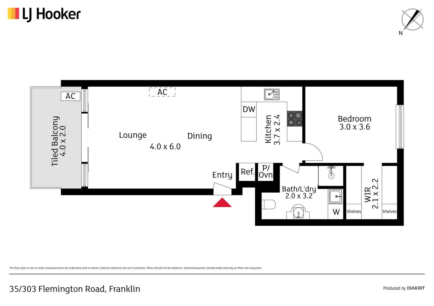 Floorplan of Homely apartment listing, 35/303 Flemington Road, Franklin ACT 2913