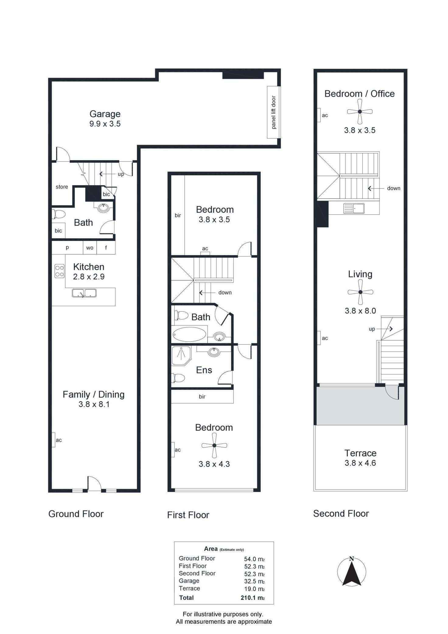 Floorplan of Homely townhouse listing, 17 Elm Avenue, Mile End SA 5031