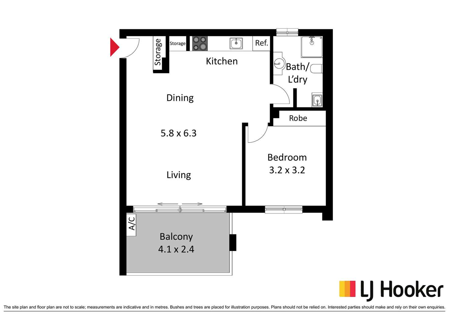 Floorplan of Homely apartment listing, 65/100 Henry Kendall Avenue, Franklin ACT 2913