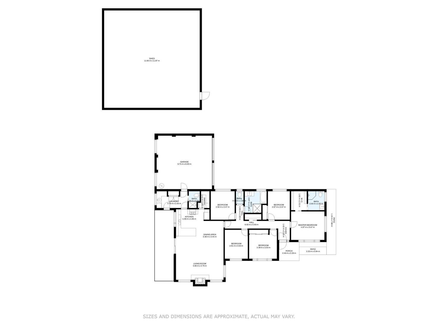 Floorplan of Homely acreageSemiRural listing, 621 Boat Harbour Road, Yarranbella NSW 2447