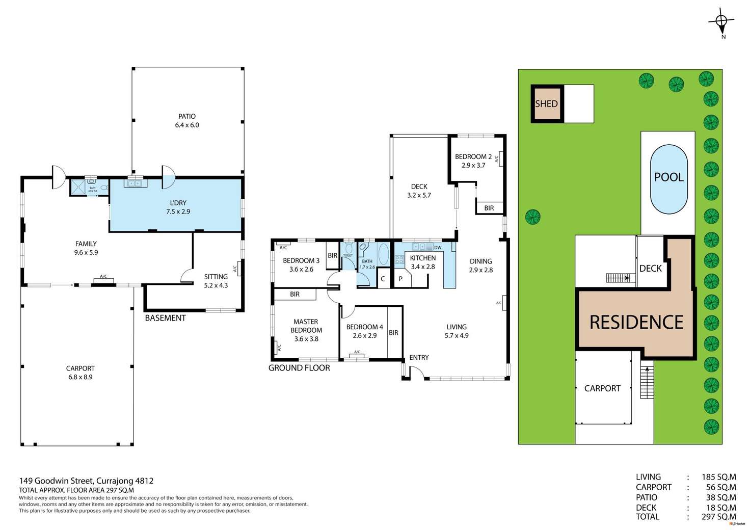 Floorplan of Homely house listing, 149 Goodwin Street, Currajong QLD 4812