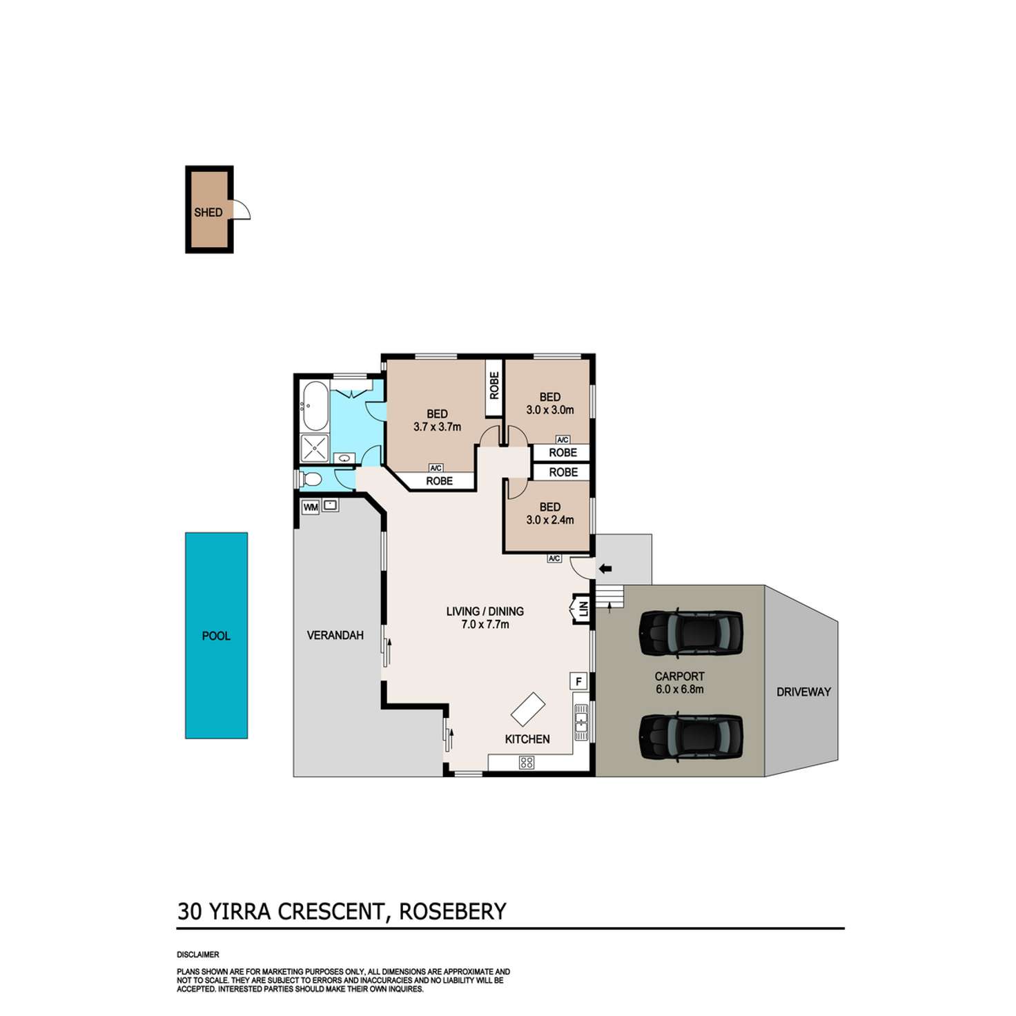 Floorplan of Homely house listing, 30 Yirra Crescent, Rosebery NT 832
