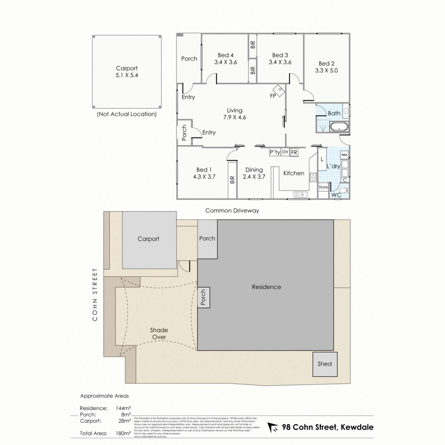 Floorplan of Homely house listing, 98 Cohn Street, Kewdale WA 6105