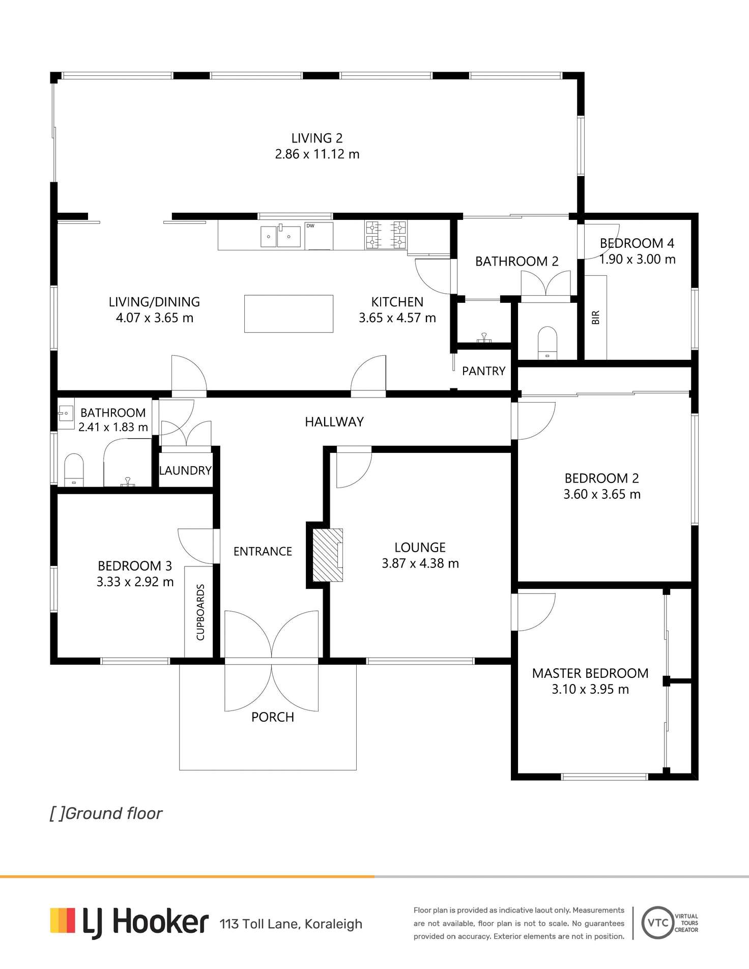 Floorplan of Homely house listing, 113 Toll Lane, Koraleigh NSW 2735