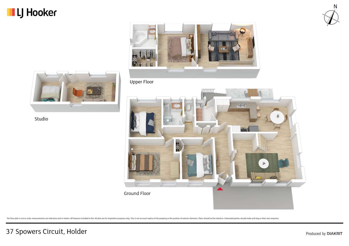 Floorplan of Homely house listing, 37 Spowers Circuit, Holder ACT 2611