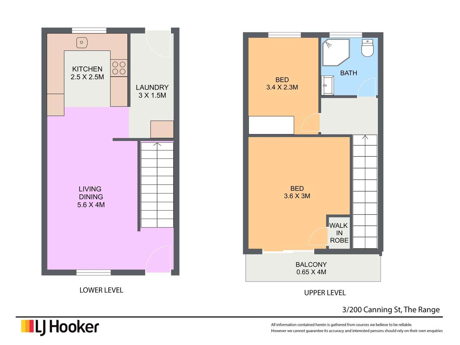 Floorplan of Homely unit listing, 3/200 Canning Street, The Range QLD 4700