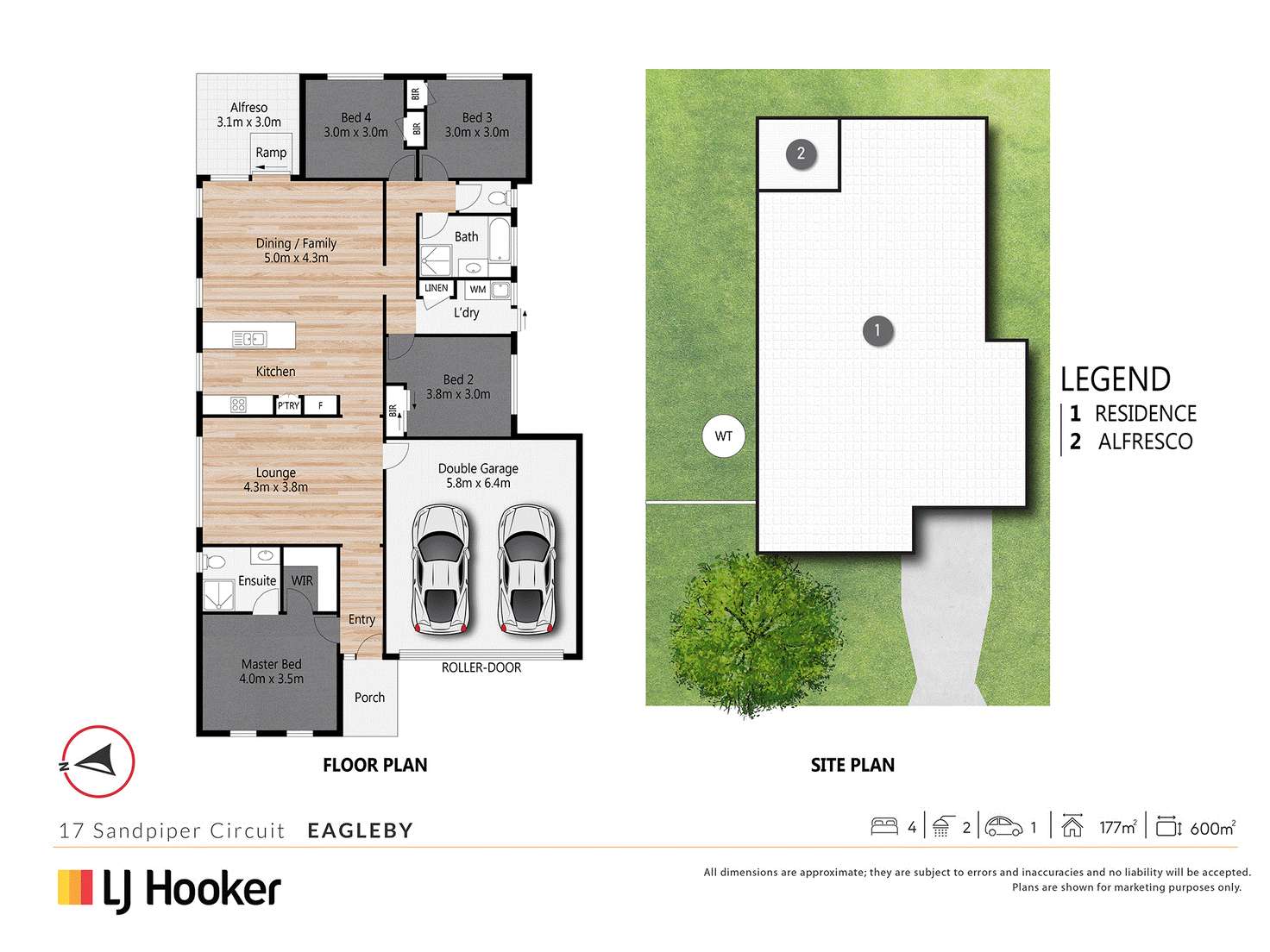 Floorplan of Homely house listing, 17 Sandpiper Circuit, Eagleby QLD 4207