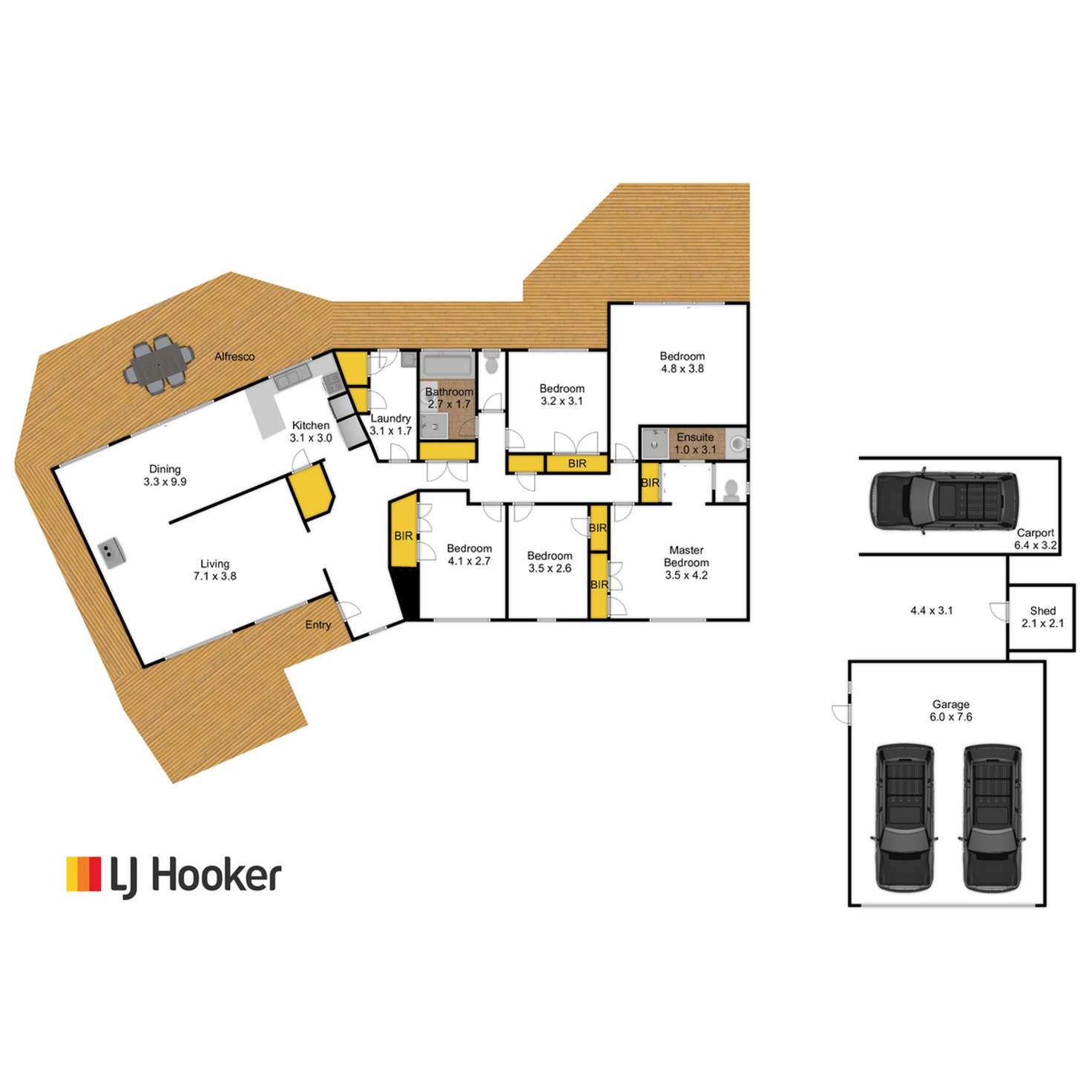 Floorplan of Homely house listing, 121 Albatross Road, Kalimna VIC 3909