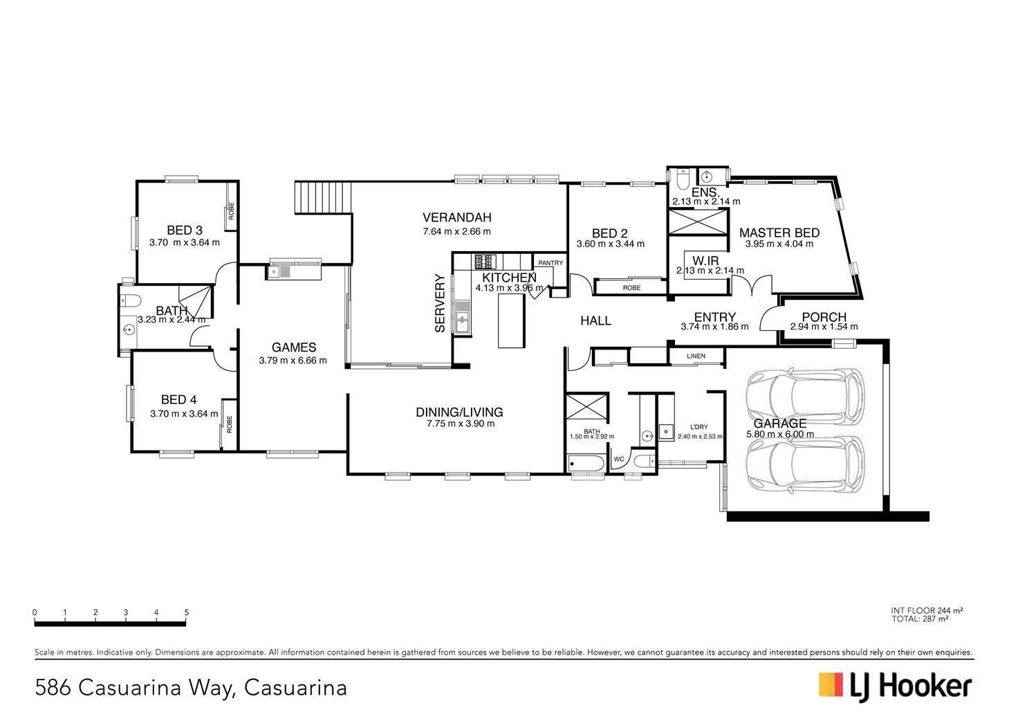 Floorplan of Homely house listing, 586 Casuarina Way, Casuarina NSW 2487