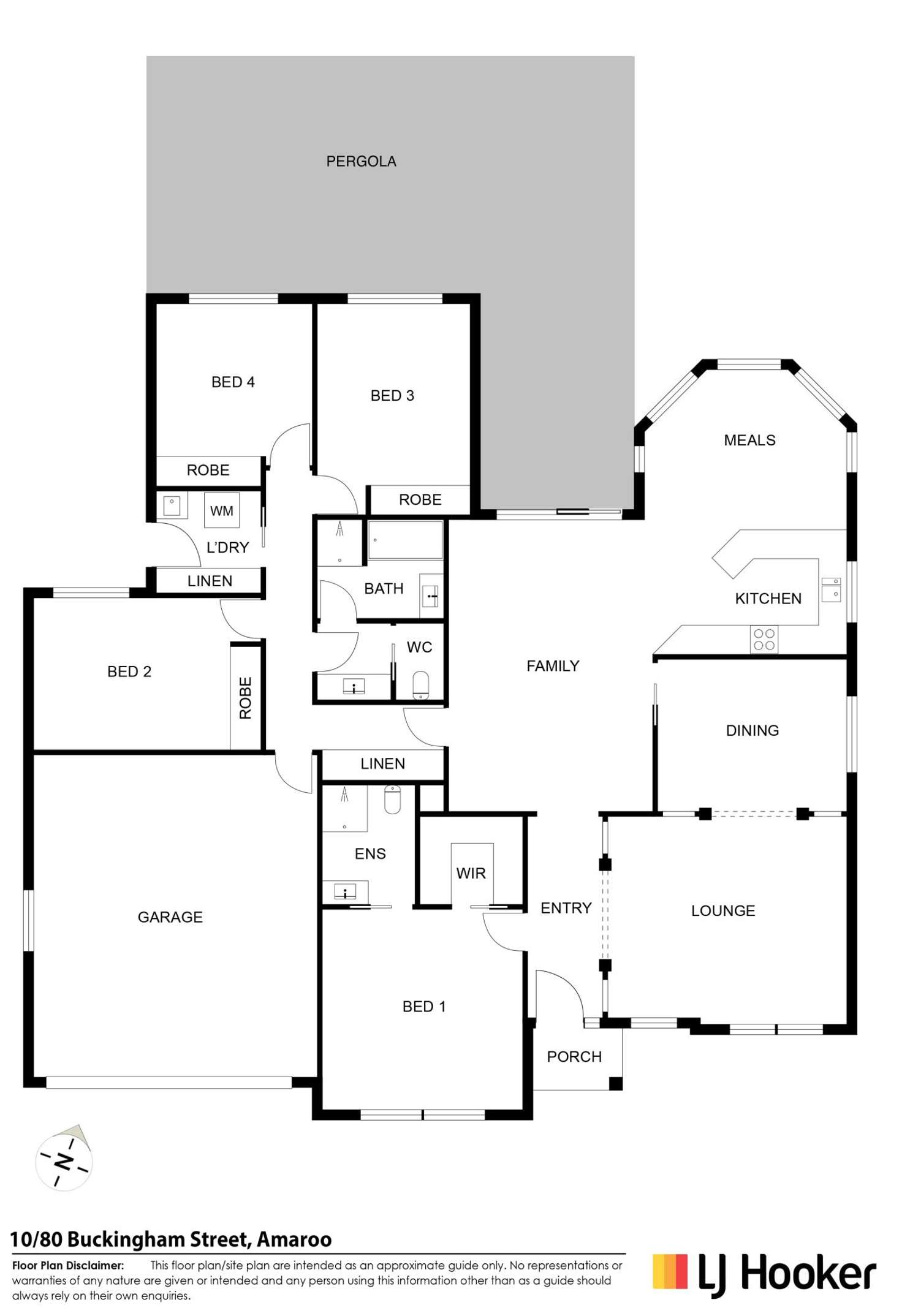 Floorplan of Homely house listing, 10/80 Buckingham Street, Amaroo ACT 2914