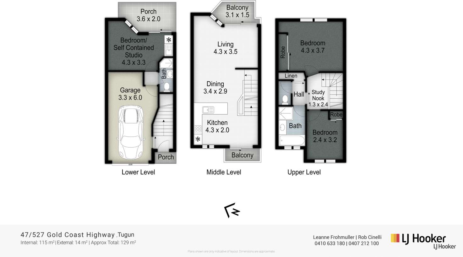 Floorplan of Homely unit listing, 47/527-535 Gold Coast Highway, Tugun QLD 4224