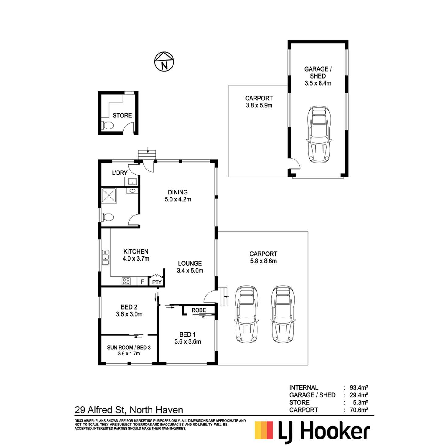 Floorplan of Homely house listing, 29 Alfred Street, North Haven NSW 2443