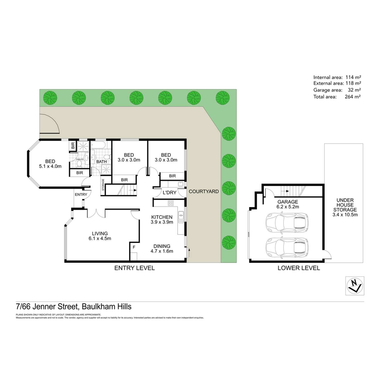 Floorplan of Homely townhouse listing, 7/66-68 Jenner Street, Baulkham Hills NSW 2153