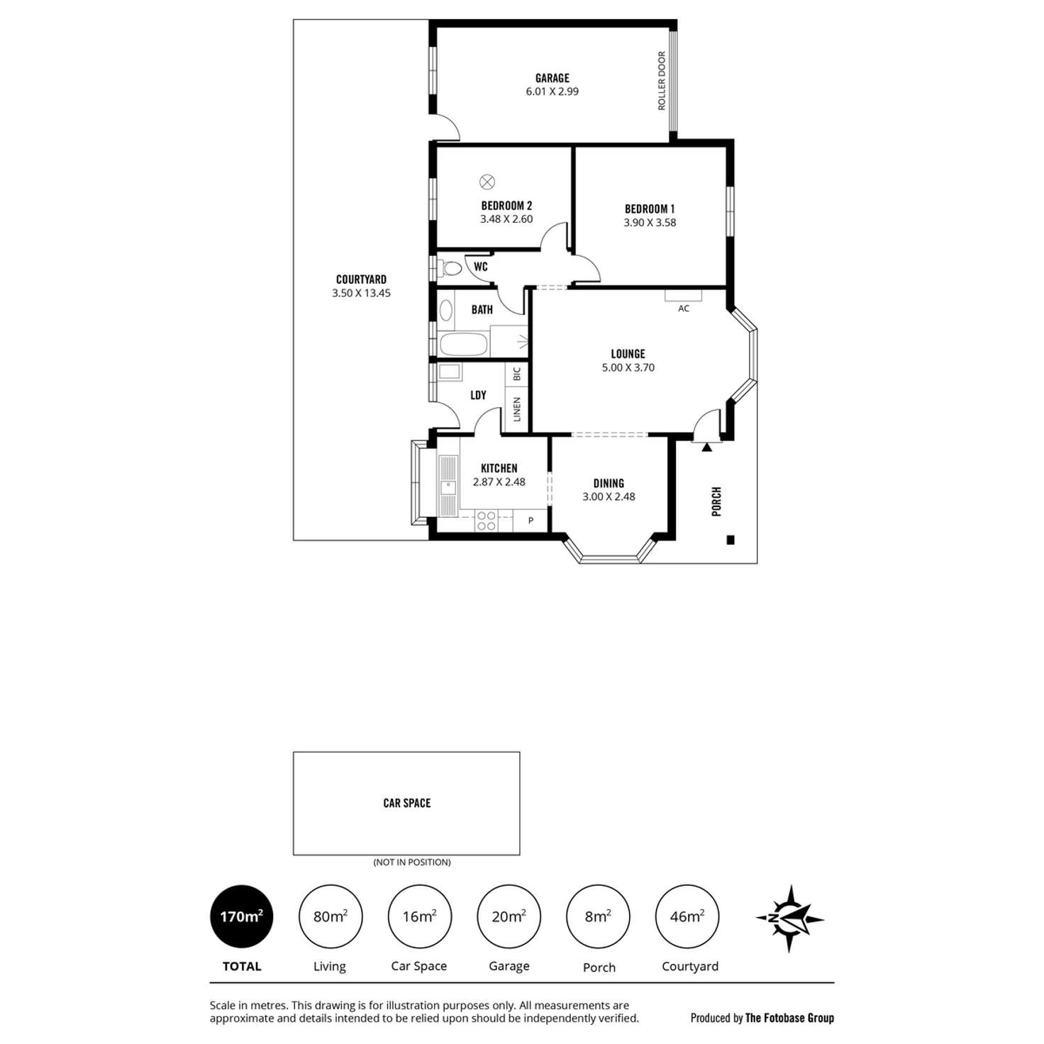 Floorplan of Homely unit listing, 1/289 Goodwood Road, Kings Park SA 5034