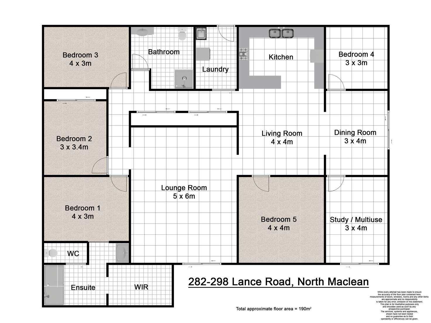 Floorplan of Homely house listing, 282-298 Lance Road, North Maclean QLD 4280