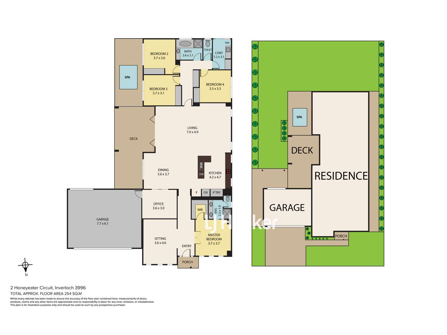 Floorplan of Homely house listing, 2 Honeyeater Circuit, Inverloch VIC 3996
