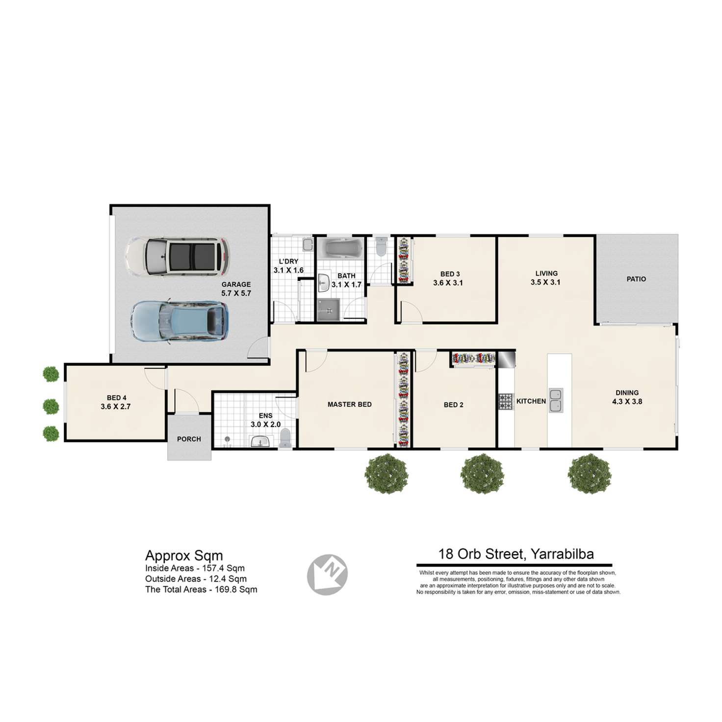 Floorplan of Homely house listing, 18 Orb Street, Yarrabilba QLD 4207