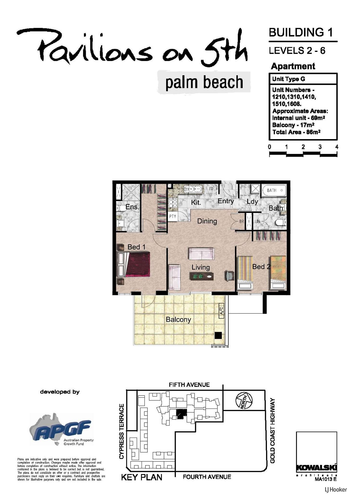 Floorplan of Homely unit listing, 1210/10 Fifth Avenue, Palm Beach QLD 4221