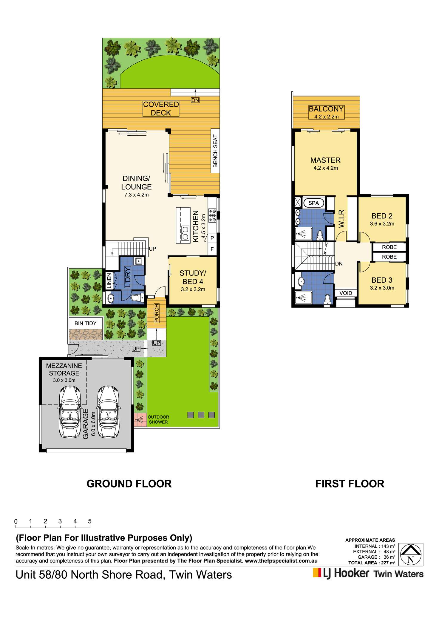 Floorplan of Homely townhouse listing, 58/80 North Shore Road, Twin Waters QLD 4564