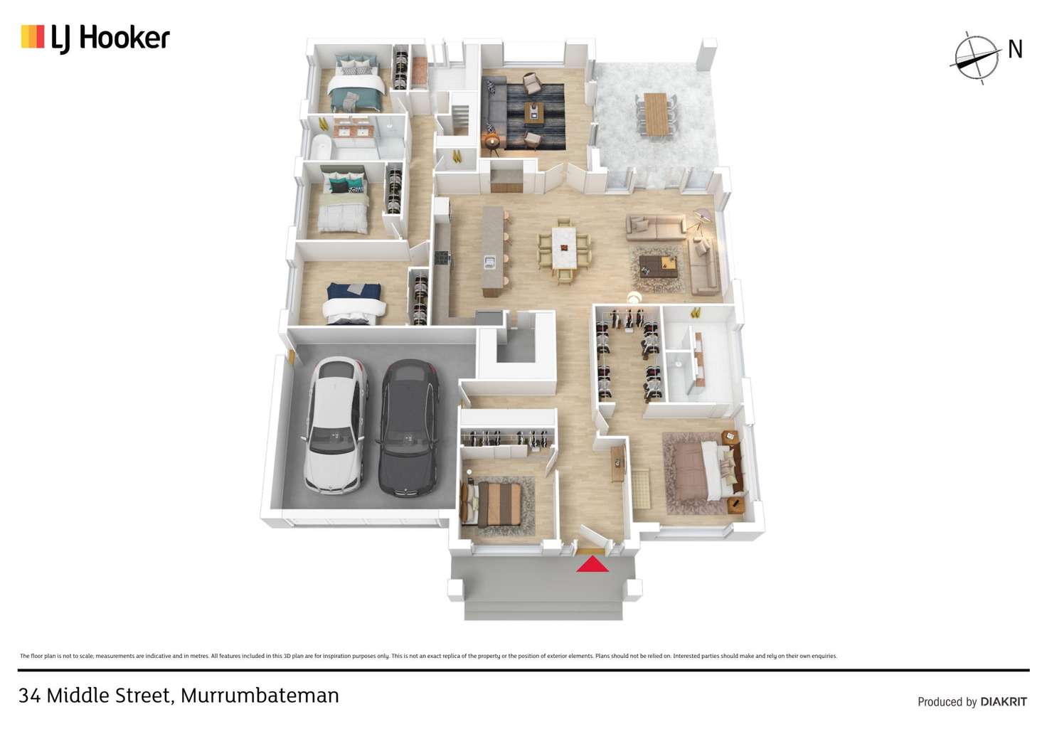 Floorplan of Homely house listing, 34 Middle Street, Murrumbateman NSW 2582