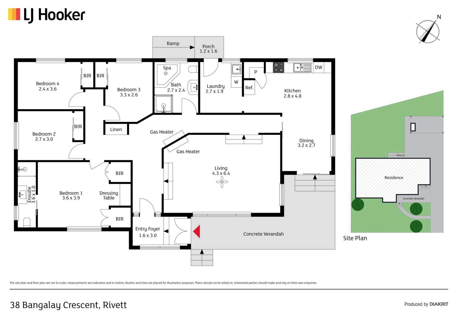 Floorplan of Homely house listing, 38 Bangalay Crescent, Rivett ACT 2611