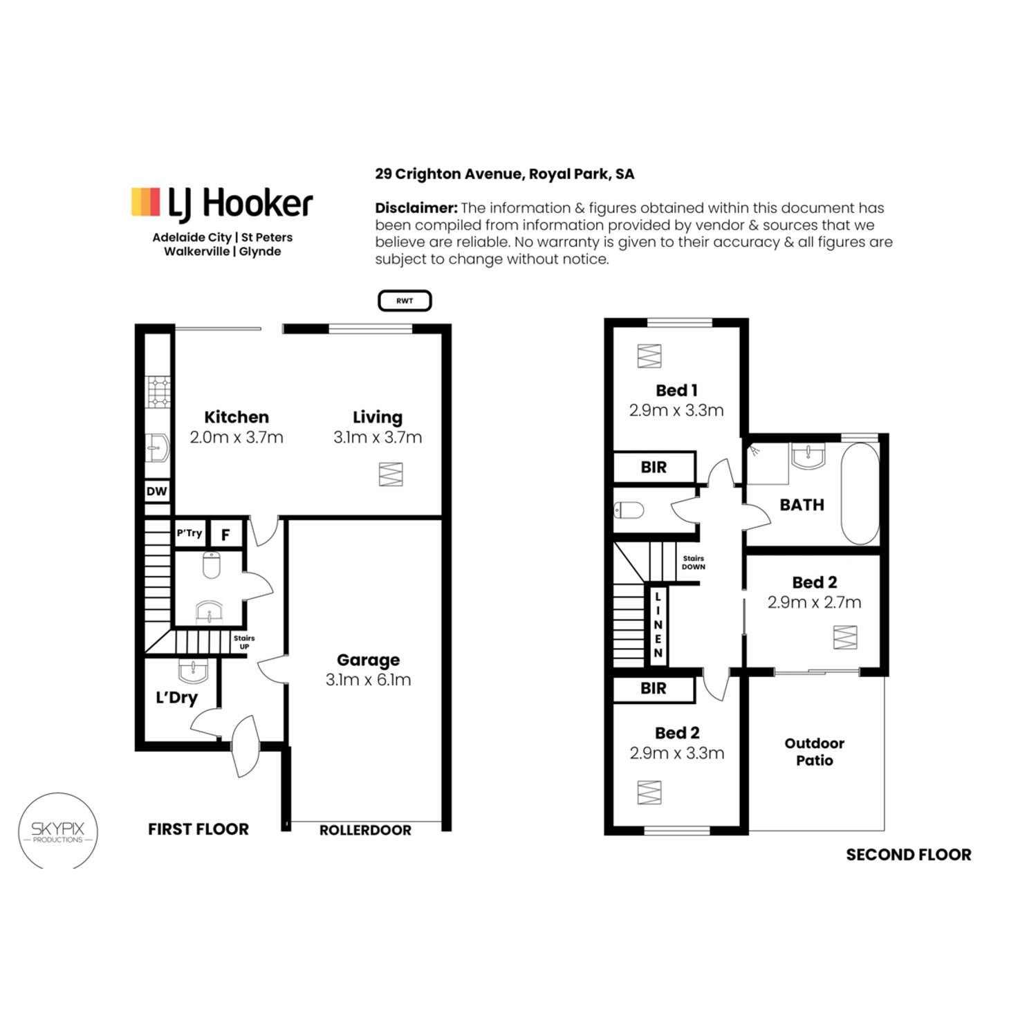 Floorplan of Homely house listing, 29 Crighton Avenue, Royal Park SA 5014