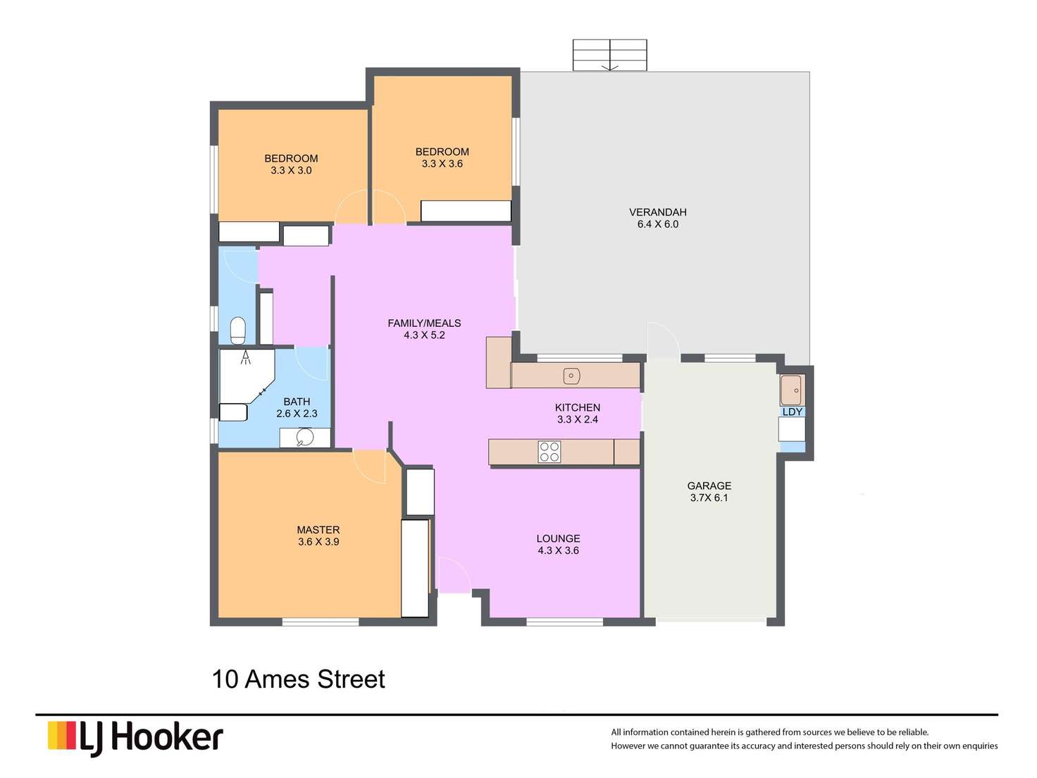 Floorplan of Homely house listing, 10 Ames Street, Kawana QLD 4701