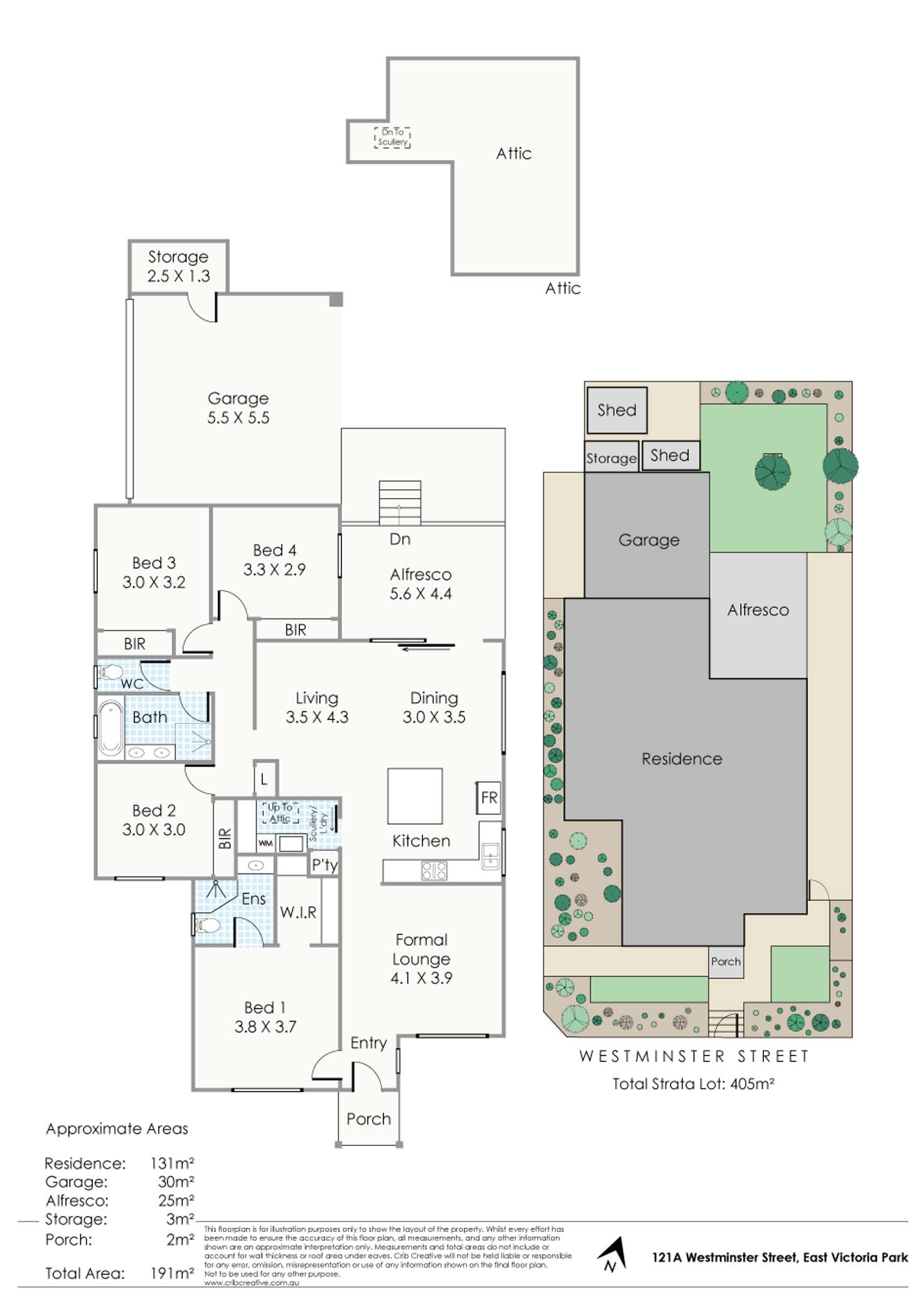 Floorplan of Homely house listing, 121A Westminster Street, East Victoria Park WA 6101