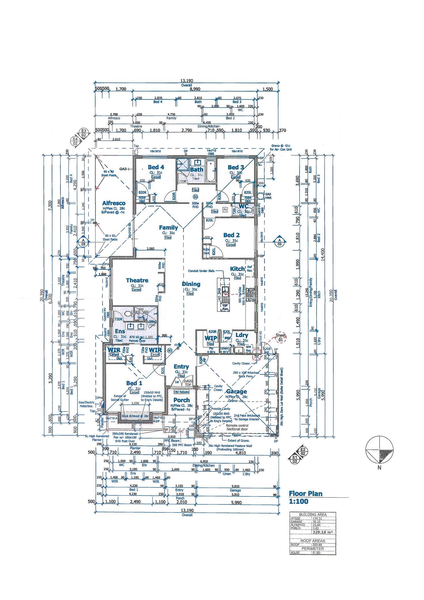 Floorplan of Homely house listing, 8 Cinnabar Loop, Byford WA 6122