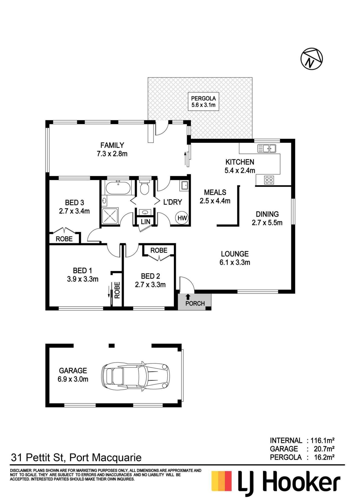 Floorplan of Homely house listing, 31 Pettit Street, Port Macquarie NSW 2444