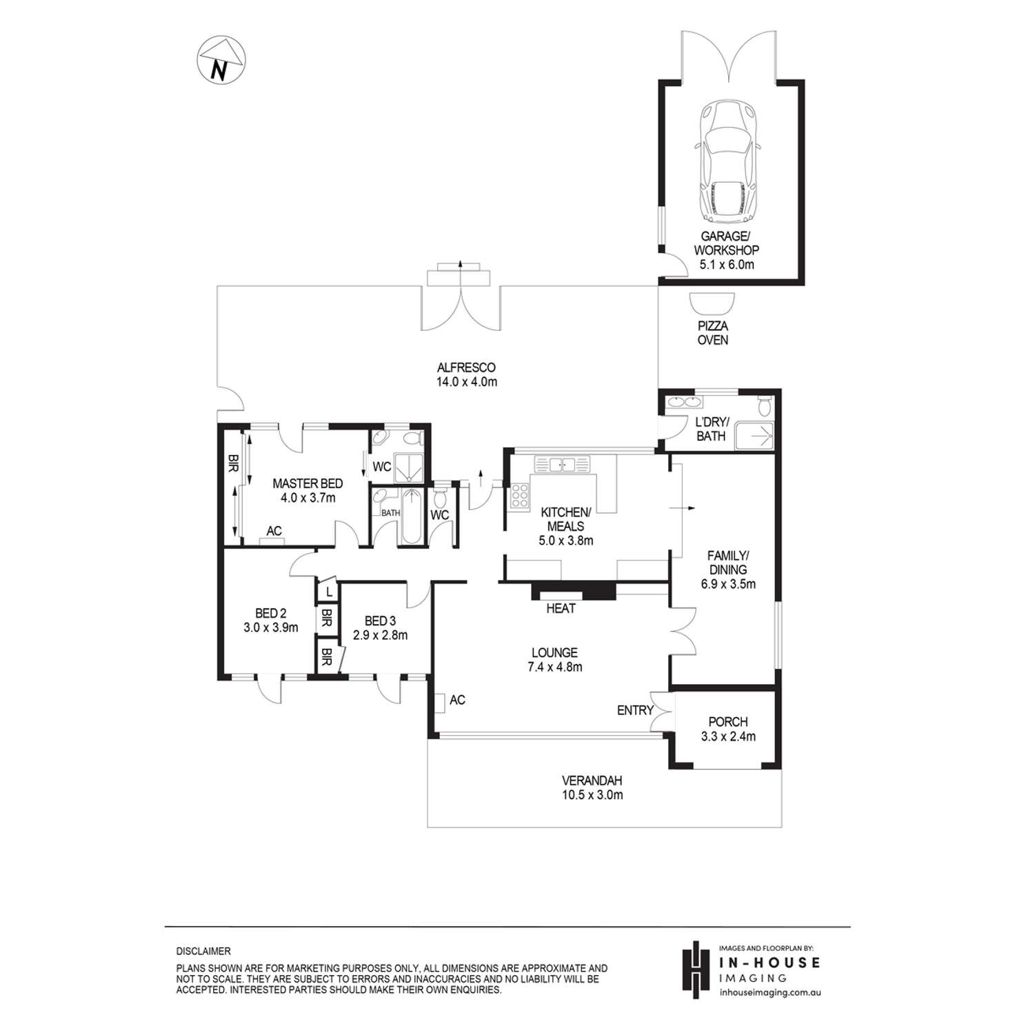 Floorplan of Homely house listing, 11 Milton Avenue, Tranmere SA 5073