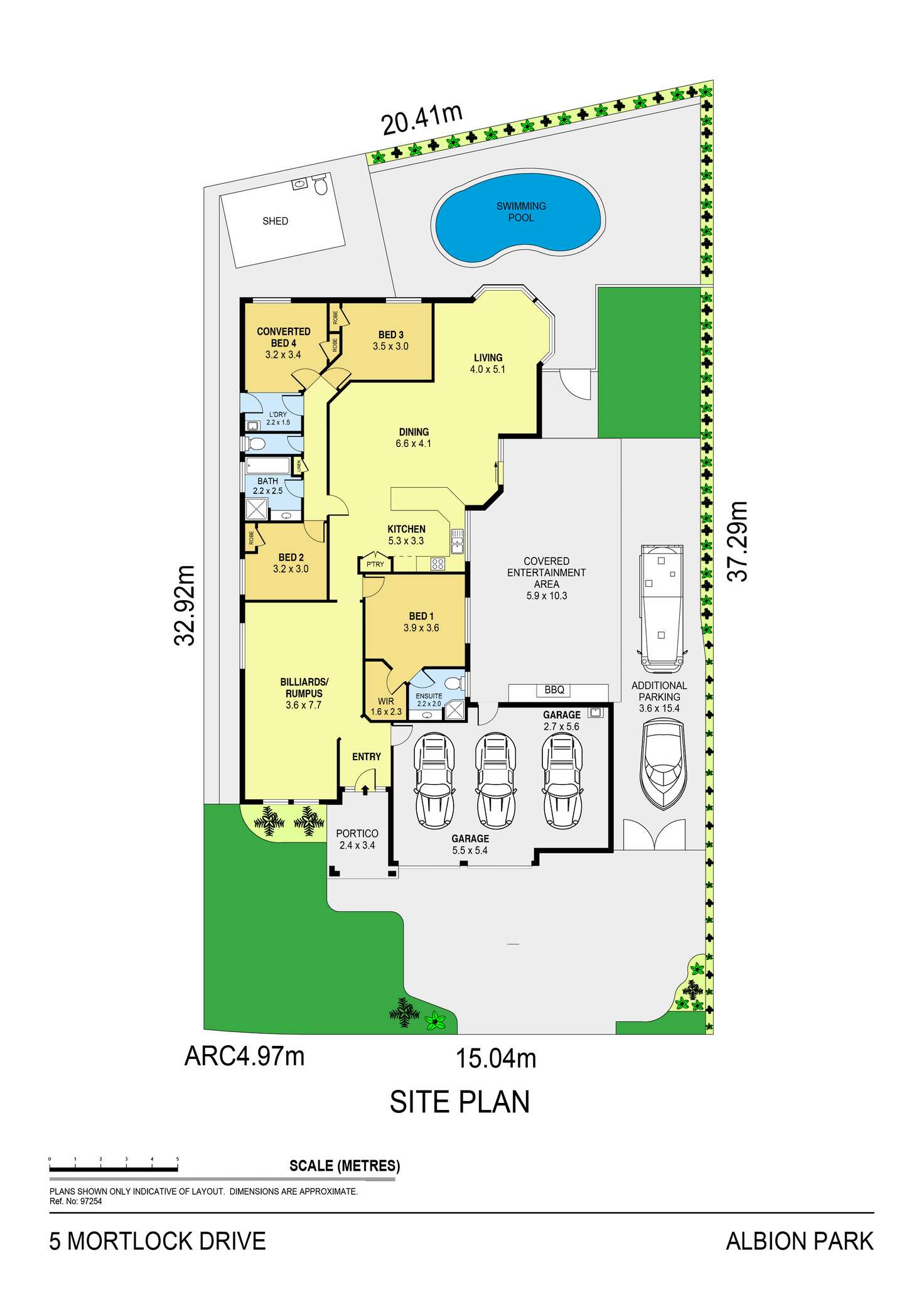 Floorplan of Homely house listing, 5 Mortlock Drive, Albion Park NSW 2527