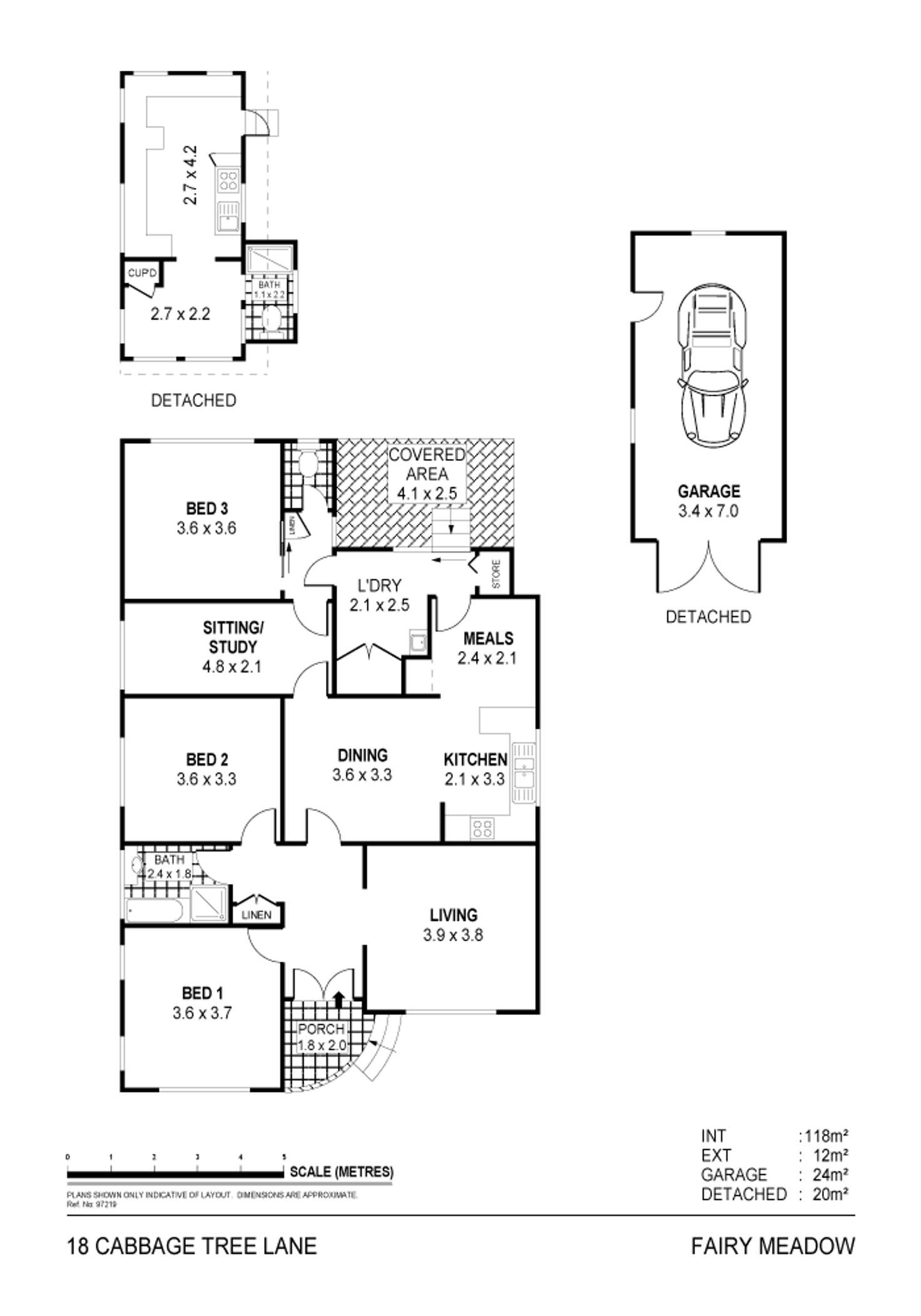Floorplan of Homely house listing, 18 Cabbage Tree Lane, Fairy Meadow NSW 2519