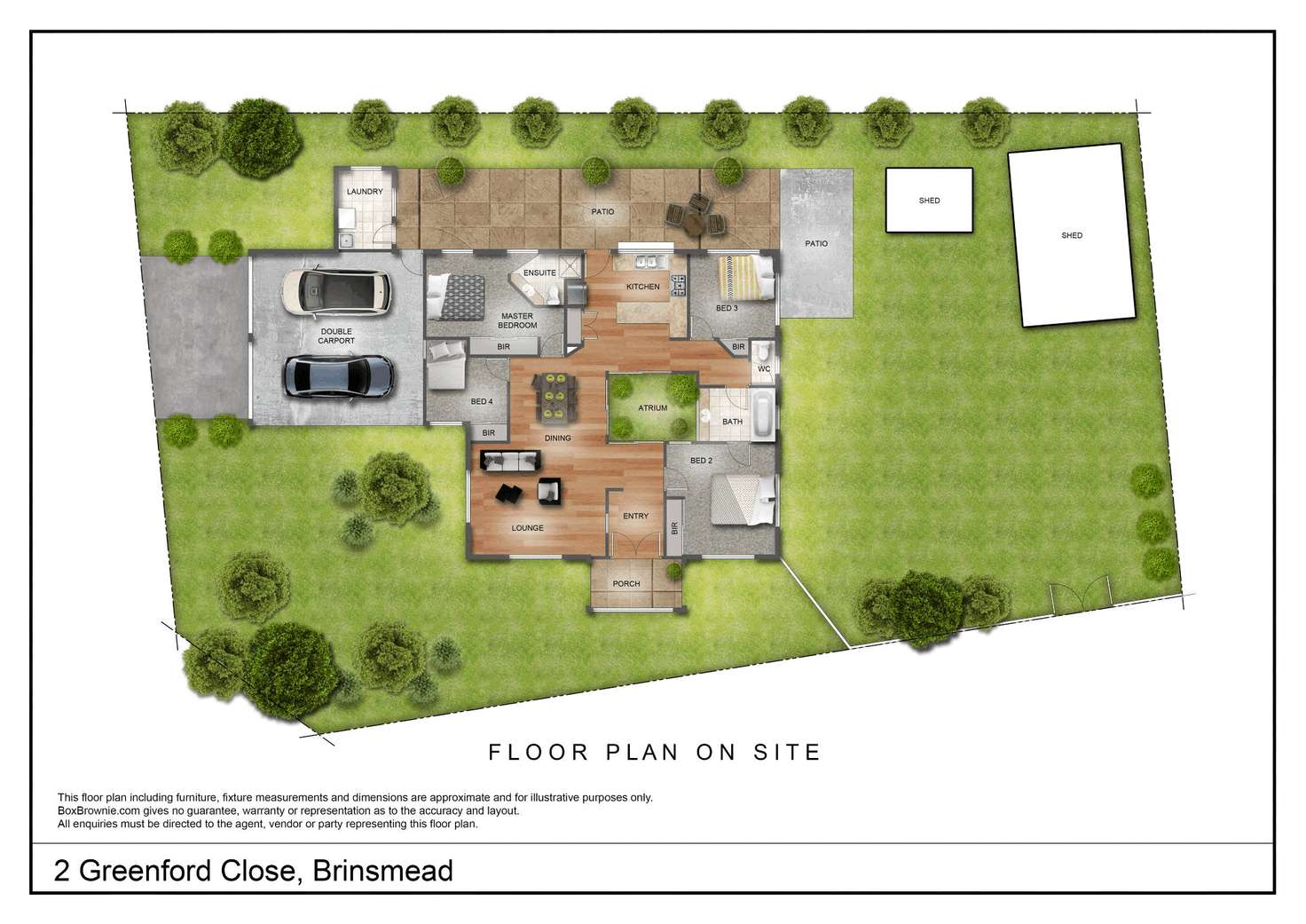 Floorplan of Homely house listing, 2 Greenford Close, Brinsmead QLD 4870