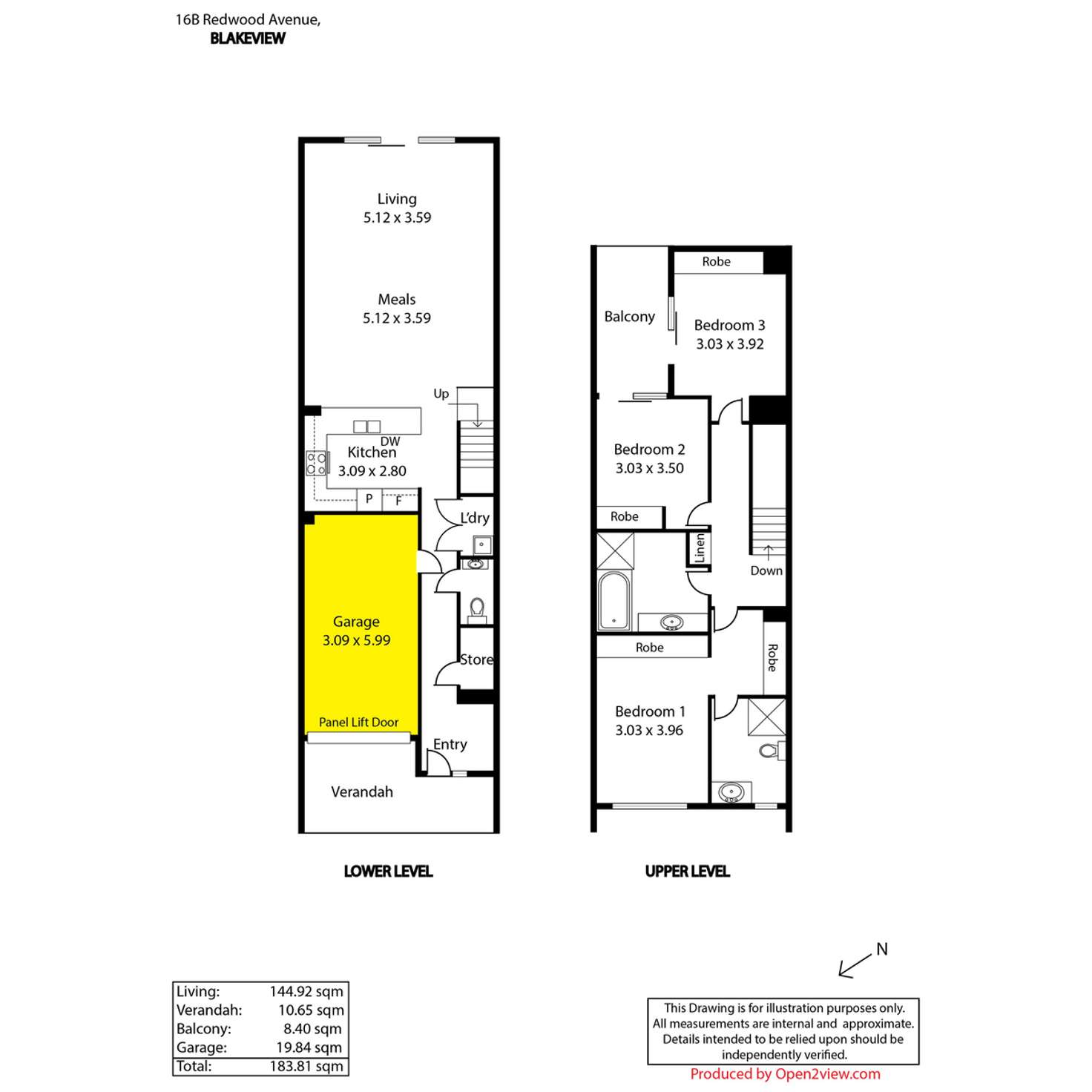 Floorplan of Homely house listing, 16B Redwood Avenue, Blakeview SA 5114