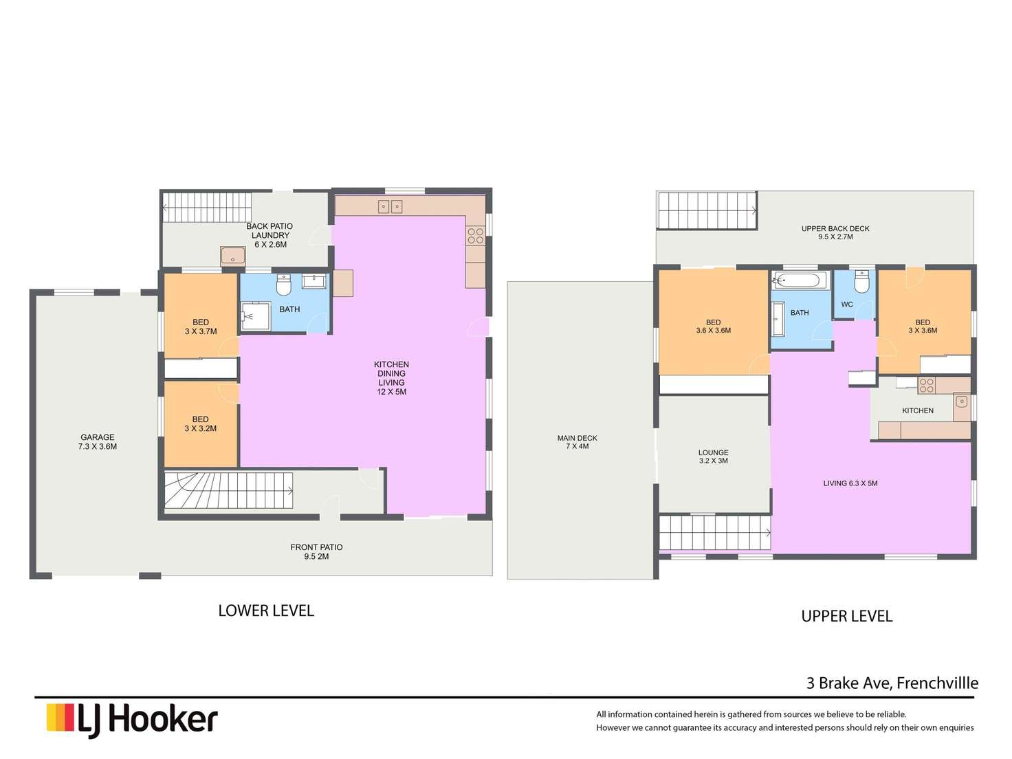 Floorplan of Homely house listing, 3 Brake Avenue, Frenchville QLD 4701