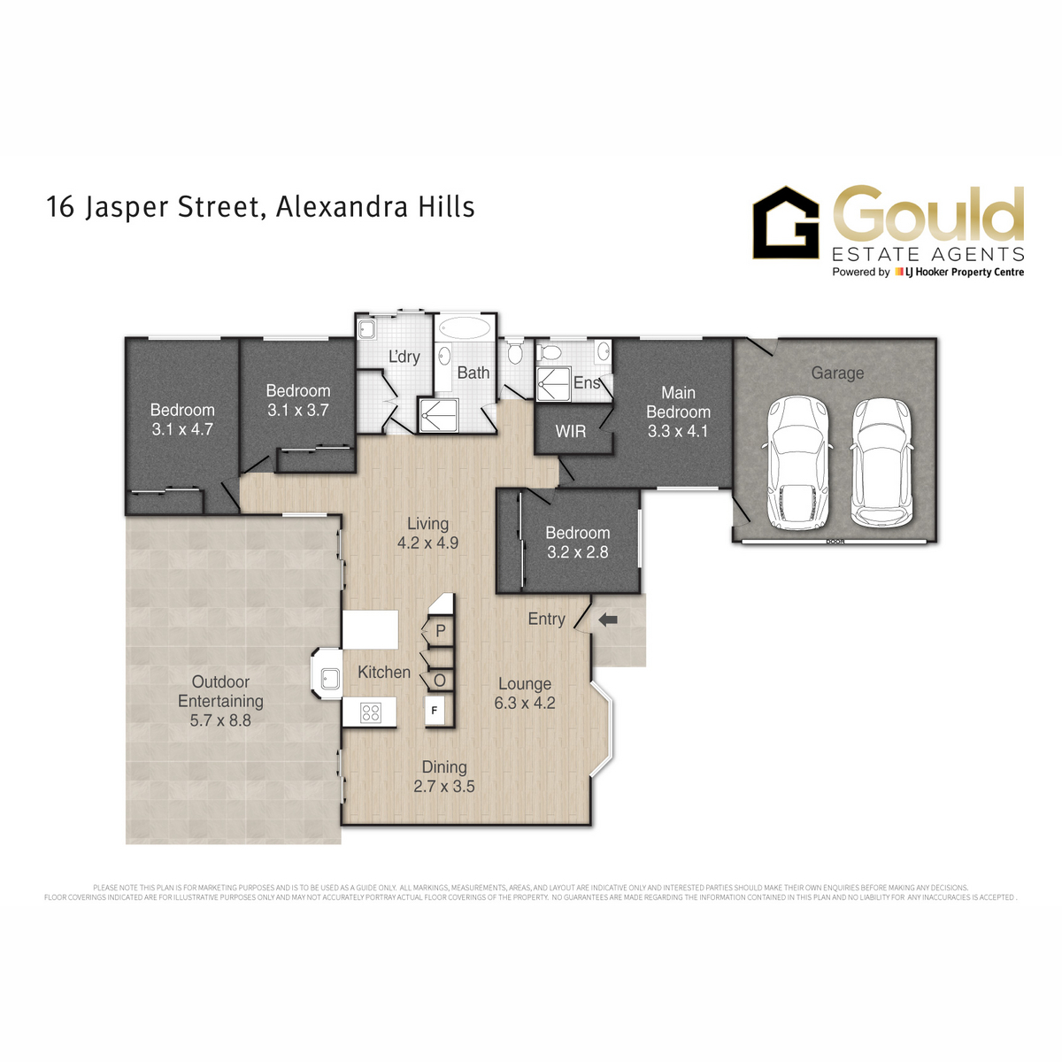 Floorplan of Homely house listing, 16 Jasper Street, Alexandra Hills QLD 4161