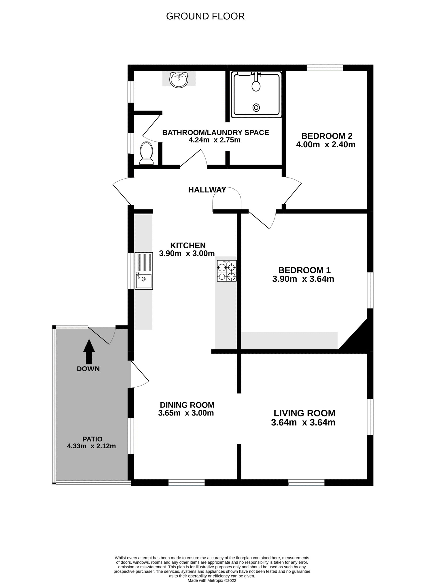 Floorplan of Homely house listing, 4 Gallagher Street, Cessnock NSW 2325