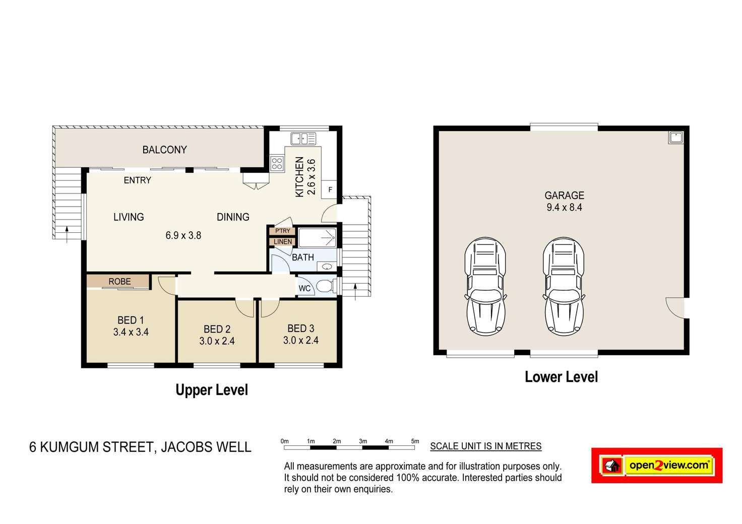 Floorplan of Homely house listing, 6 Kumgum Street, Jacobs Well QLD 4208