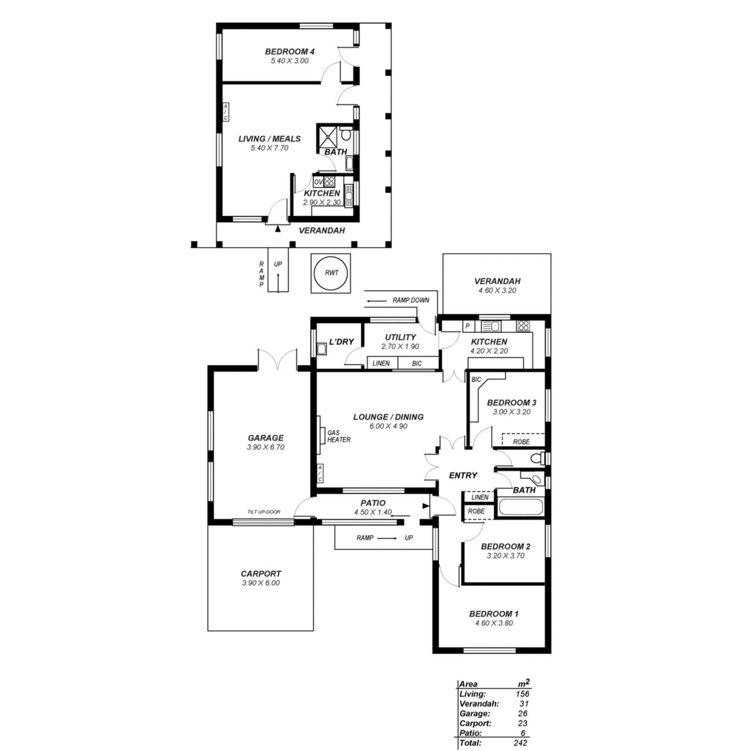 Floorplan of Homely house listing, 22 Stuart Road, South Plympton SA 5038