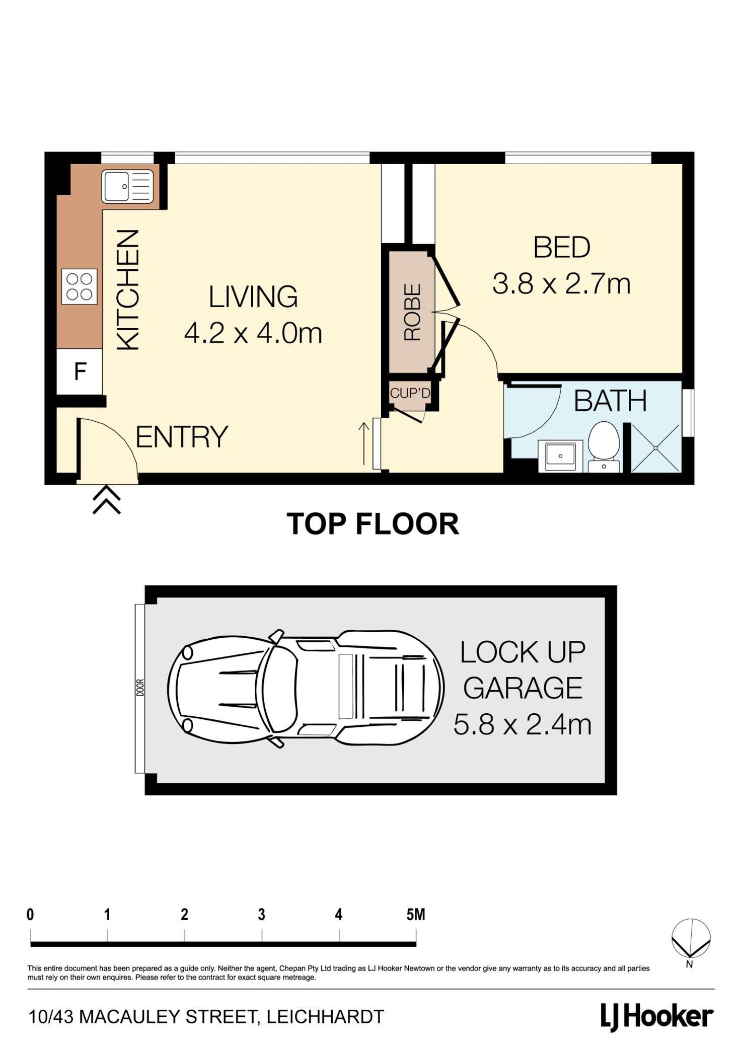 Floorplan of Homely apartment listing, 10/43 Macauley Street, Leichhardt NSW 2040