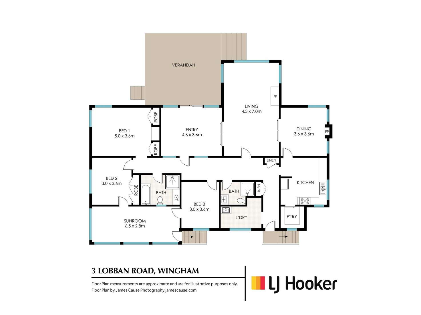Floorplan of Homely house listing, 3 Lobban Road, Wingham NSW 2429