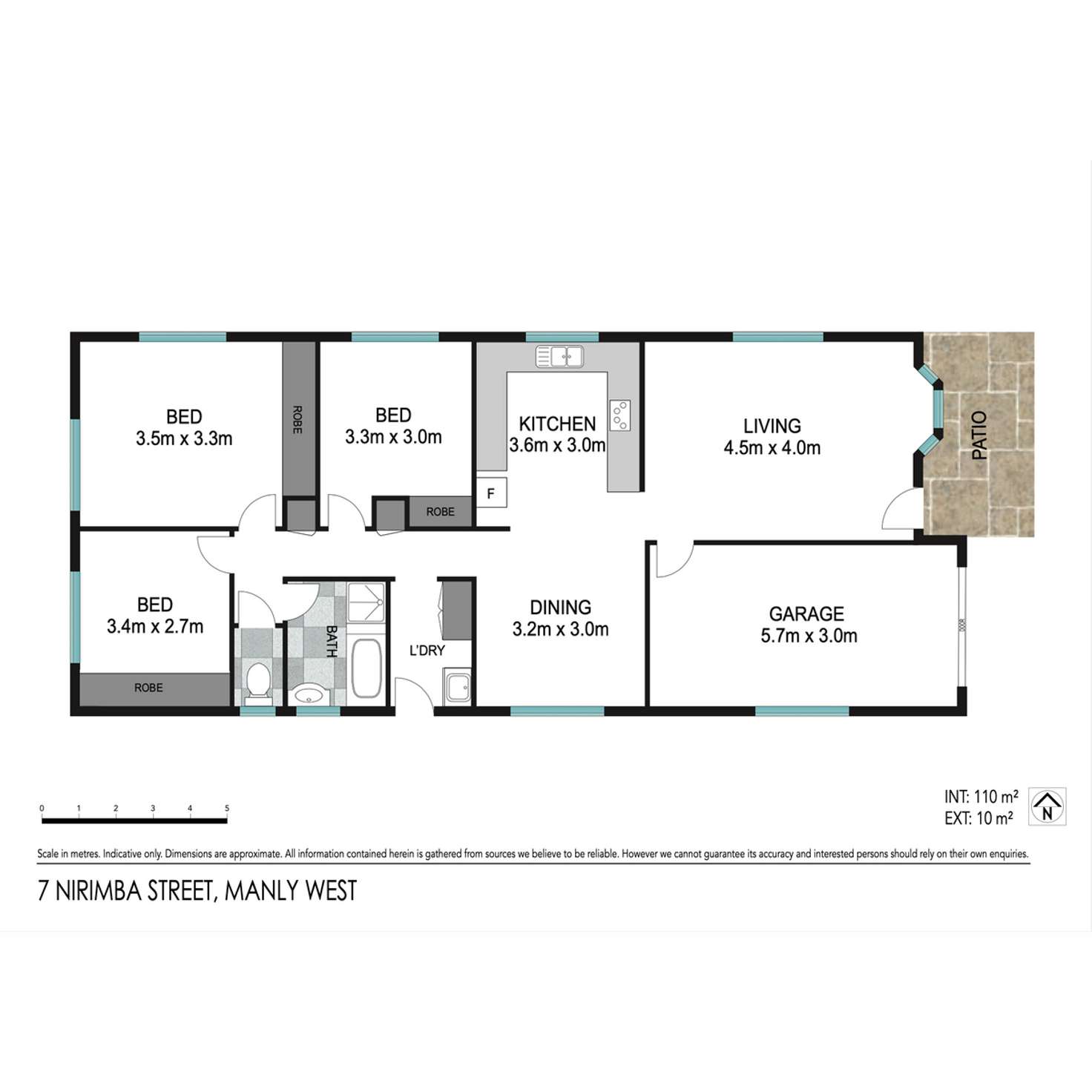 Floorplan of Homely house listing, 7 Nirimba Street, Manly West QLD 4179