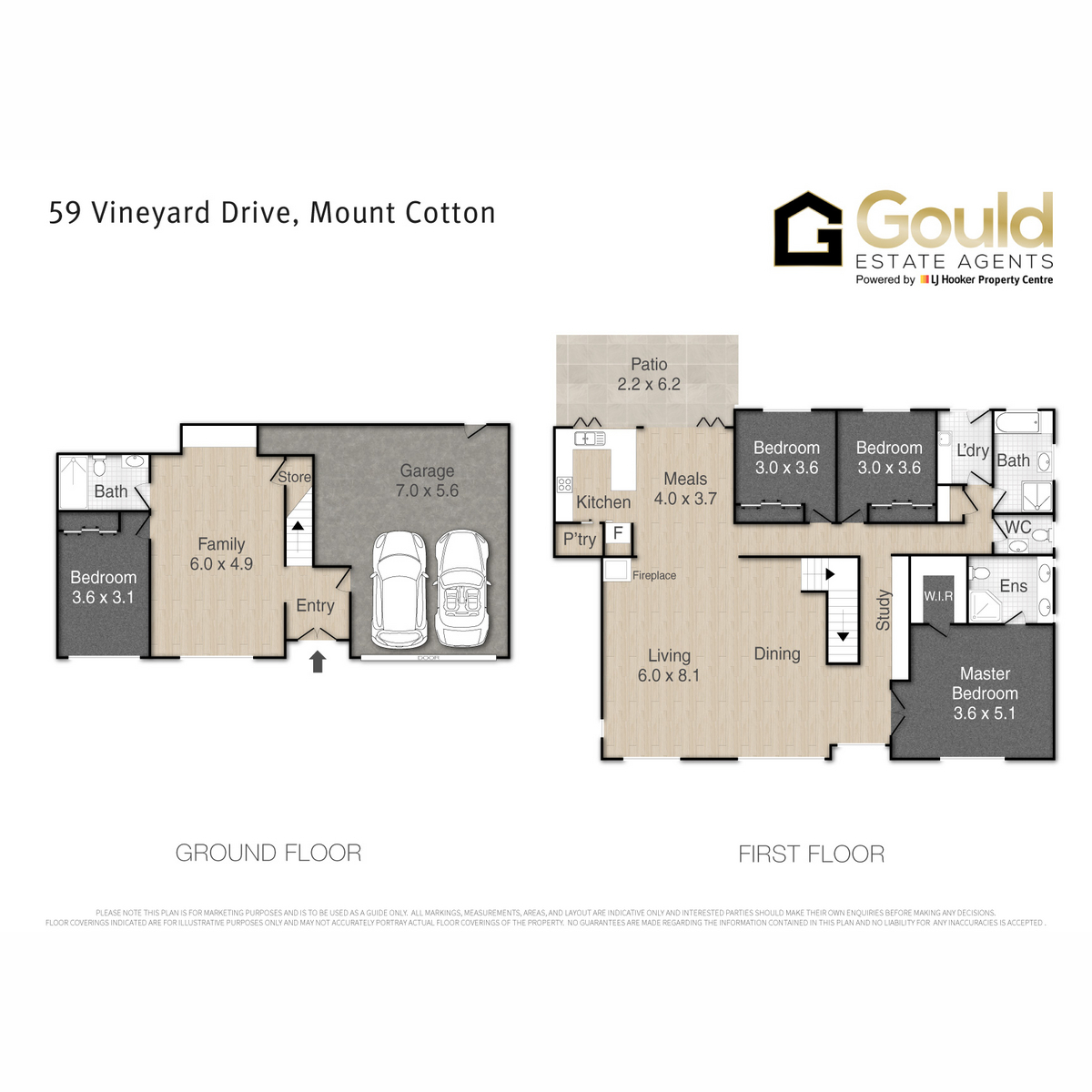 Floorplan of Homely house listing, 59 Vineyard Drive, Mount Cotton QLD 4165